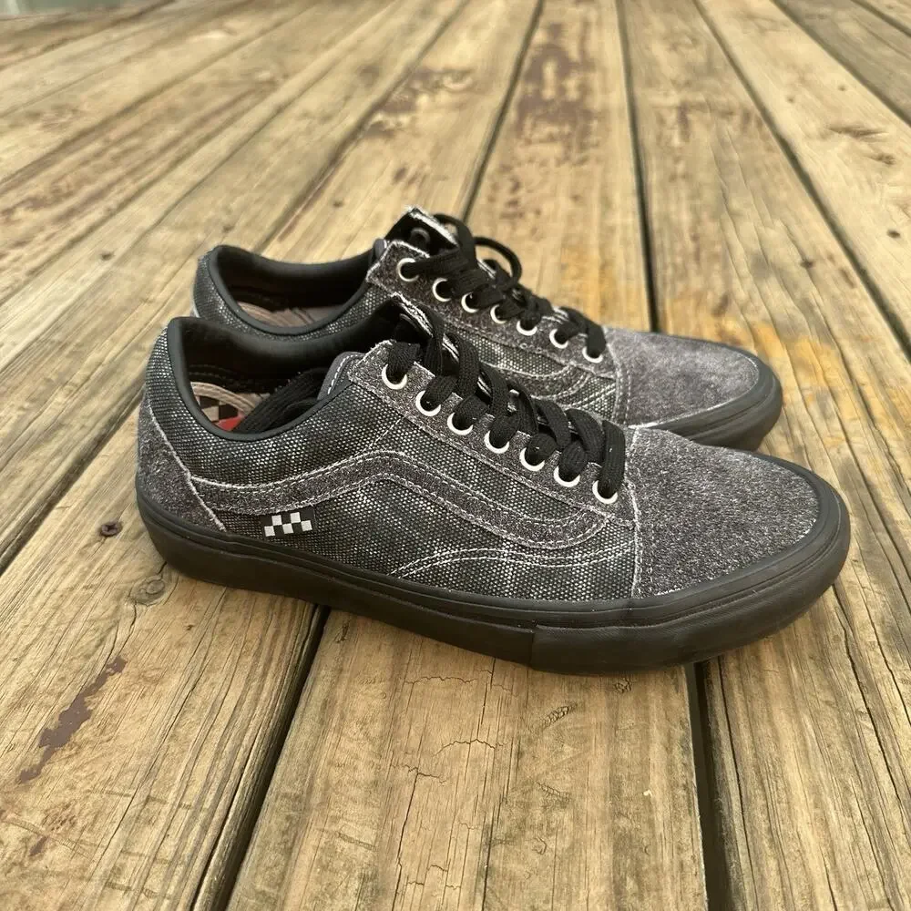 VANS X QUASI Skate Old Skool QUASI Asphalt Men’s Sneakers Size 7.5 Suede Denim